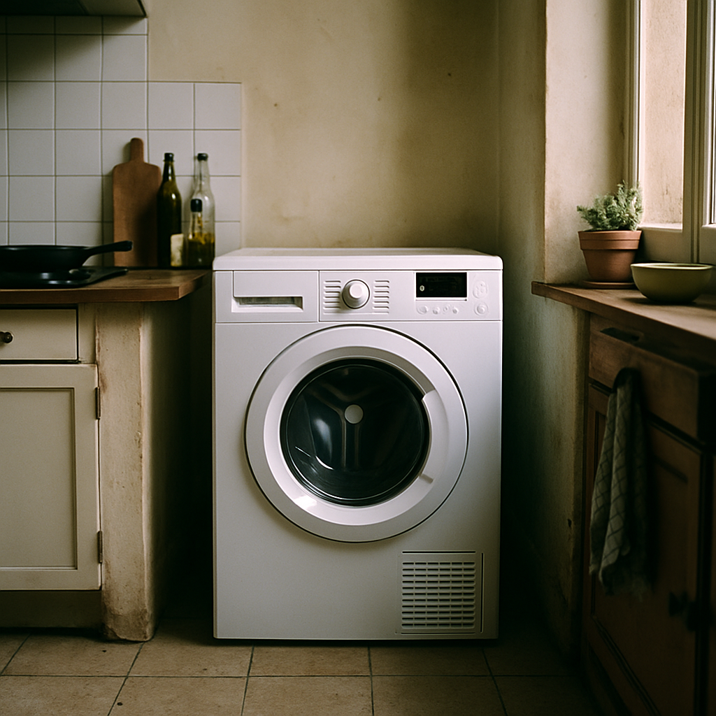 Bosch Serie 6 WQG233D0FR installé dans une buanderie moderne