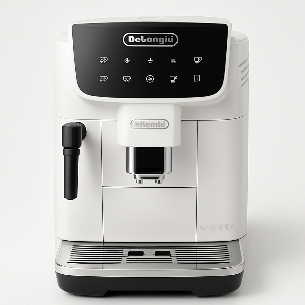Test DeLonghi Magnifica Evo ECAM290 vue de face avec écran tactile