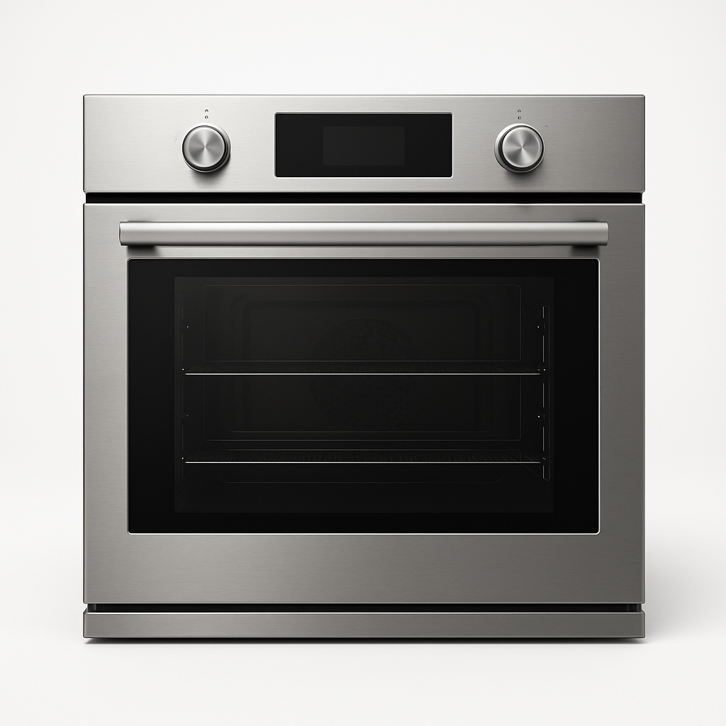 Four Electrolux SteamBake EOD3H70X vue de face avec porte fermée et écran tactile digital