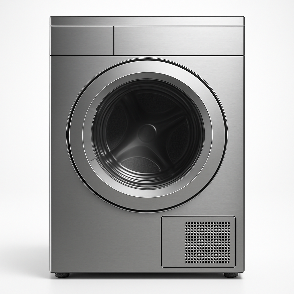 Samsung DV80TA020TE sèche-linge blanc vue de face avec panneau de commande tactile