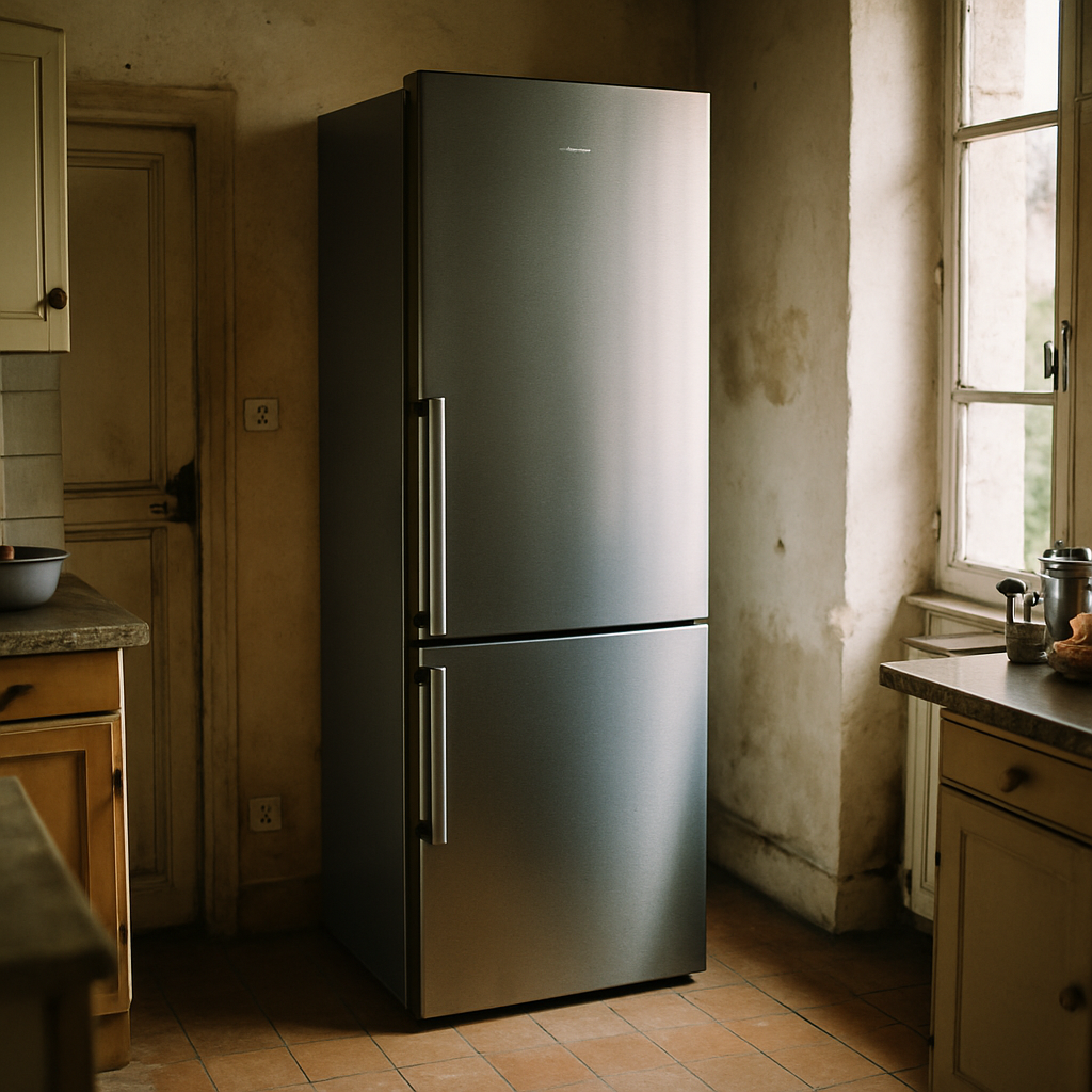 Samsung RB34C775CS9 intégré en cuisine moderne avec électroménager assorti
