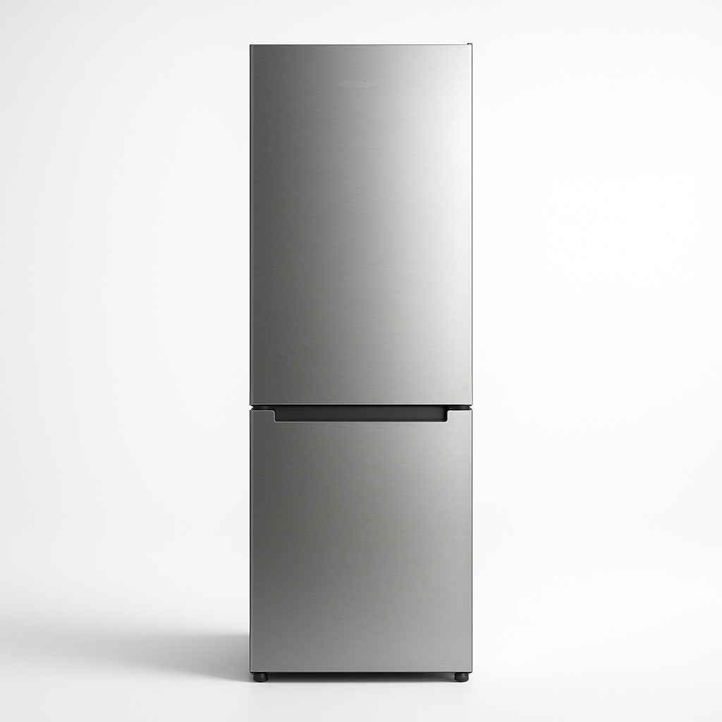 Samsung RB34C775CS9 réfrigérateur combiné vue de face portes inox