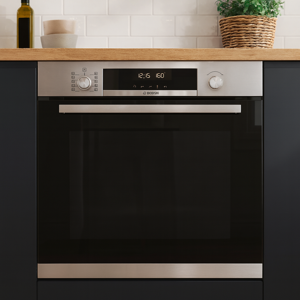 Test Bosch Serie 6 HBA5780S0 vue de face avec écran tactile